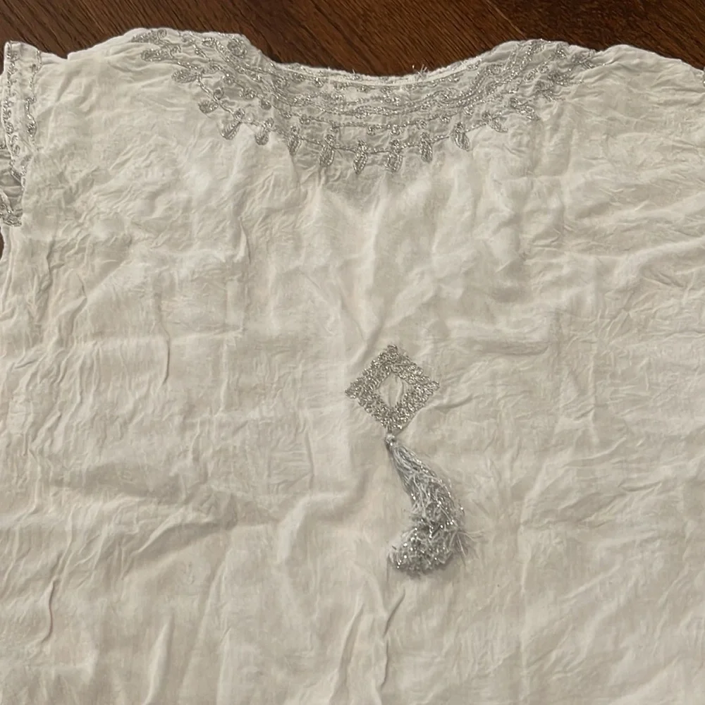 Chach Beach Girls White Coverup Size 6